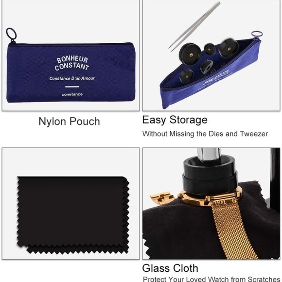 Watch Press Tool Set, Watch Repair Kit Professional with Everything - Picture 6 of 6